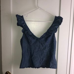 Free People Denim Top